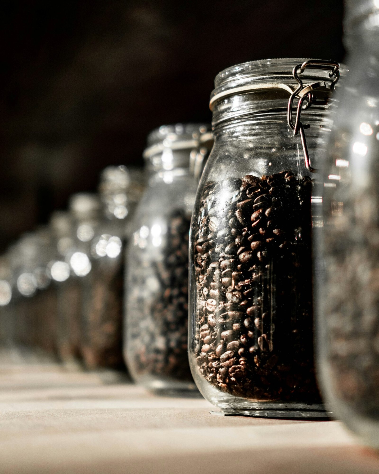 Coffee storage canisters